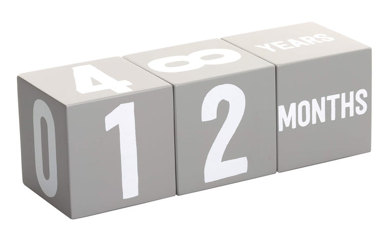 Kate & Milo Baby Milestone Photo Props, Monthly Growth Markers, Baby Age Milestone Keepsakes, Gray Wooden Monthly Blocks, Baby Photo Prop - Image 5